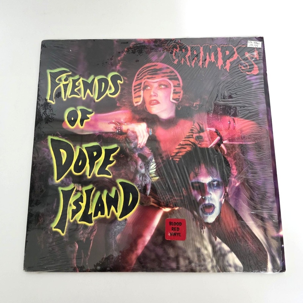 2003 The Cramps – Fiends Of Dope Island - Blood Red Vinyl LP Vengeance Records